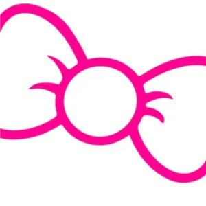 Hello Kitty Pink Bow Graphic